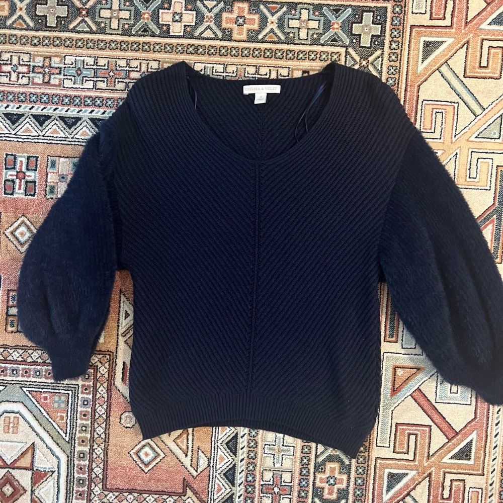 Chelsea & Violet Navy Sweater